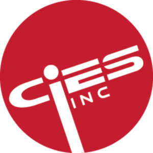 CiES Inc red and white logo